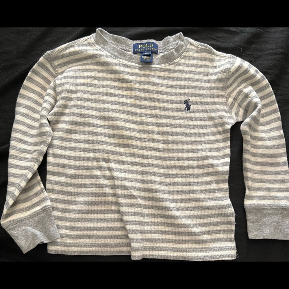 Long sleeved waffle shirt